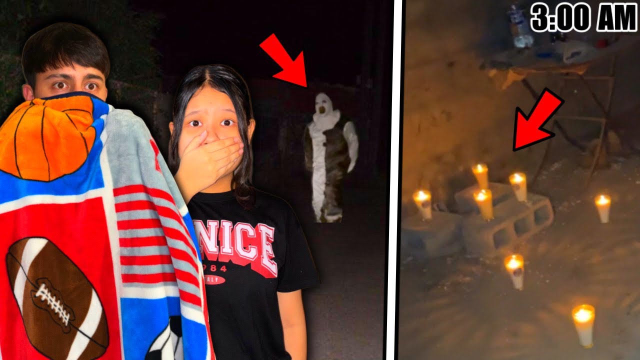 ENCONTRAMOS ALGO MUY PERTURBADOR EN LA CASA DEL PAYASO 😨 PASAMOS UNA NOCHE