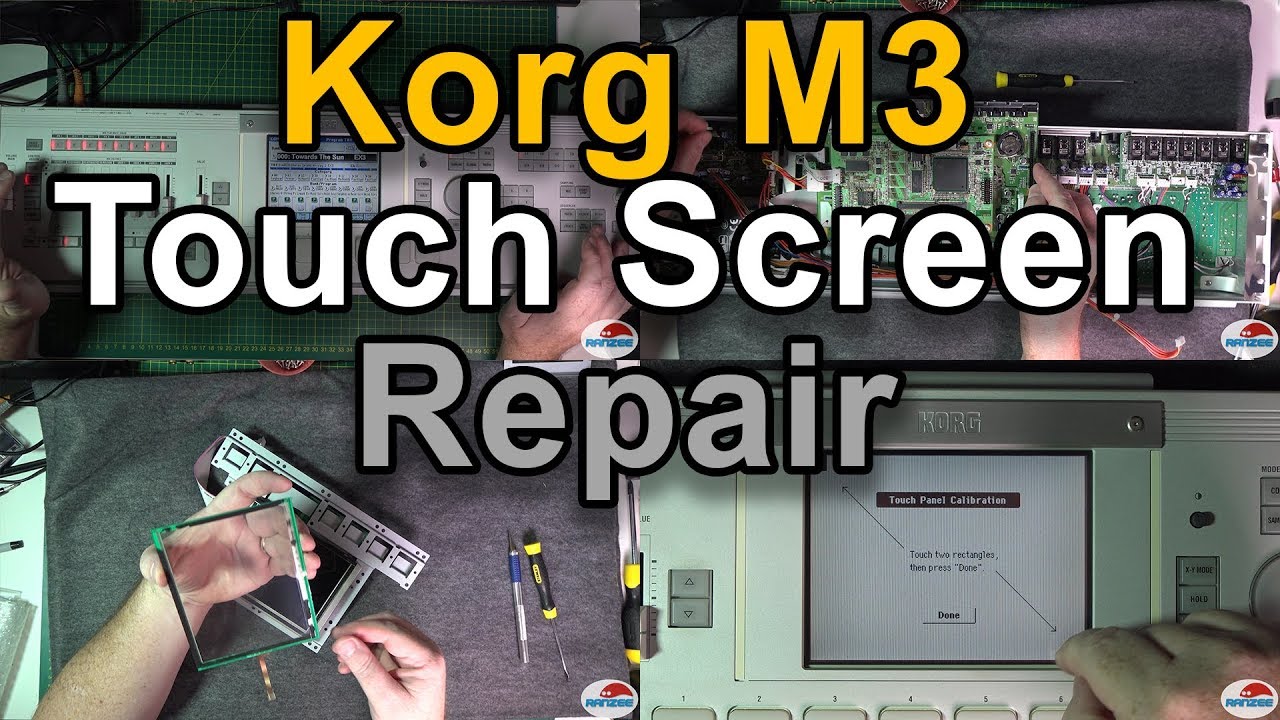 Korg M3 touchscreen repair