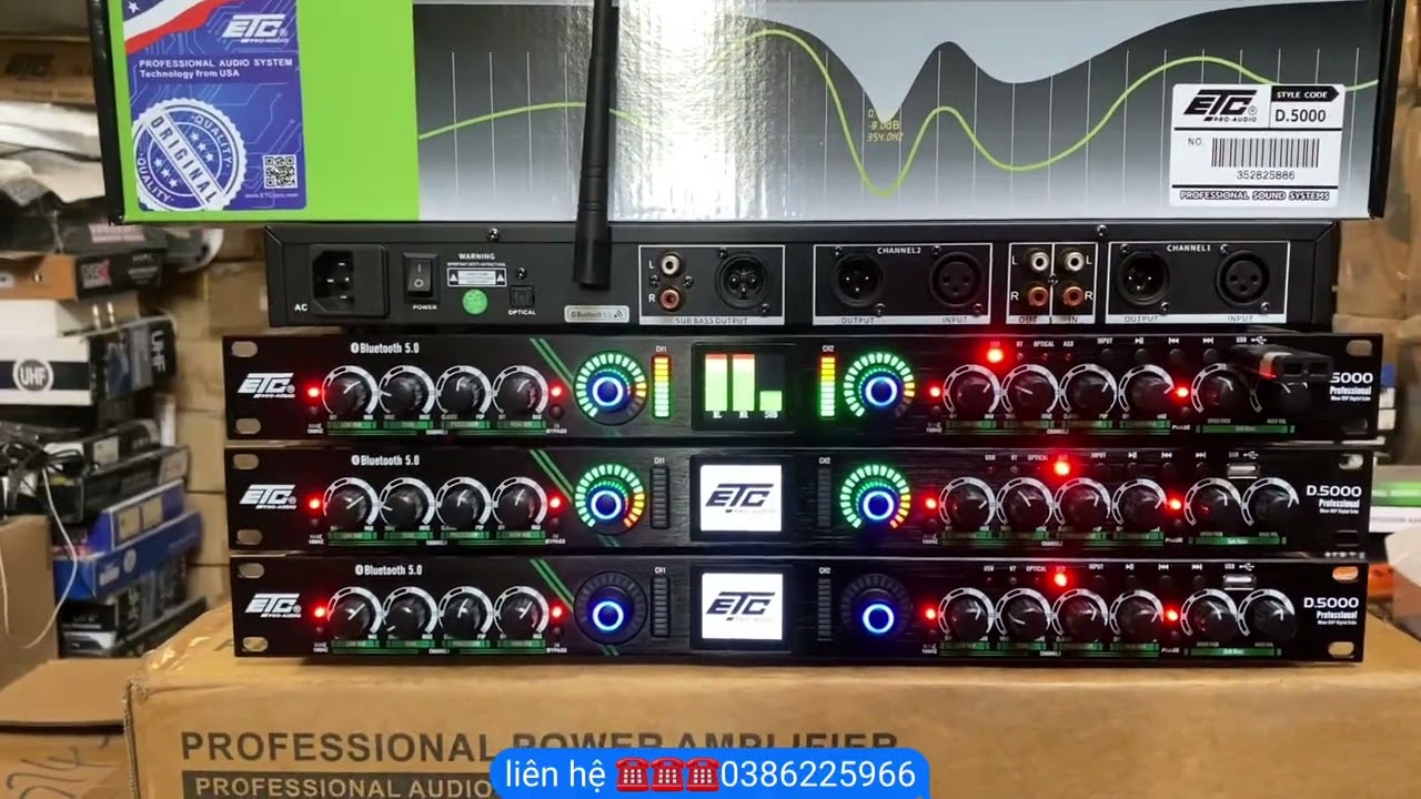 Xả nâng tiếng chính hãng ETC D5000 cao cấp nghe nhạc cực hay giá siêu rẻ 