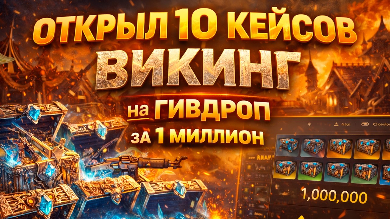ОТКРЫЛ 10 КЕЙСОВ 