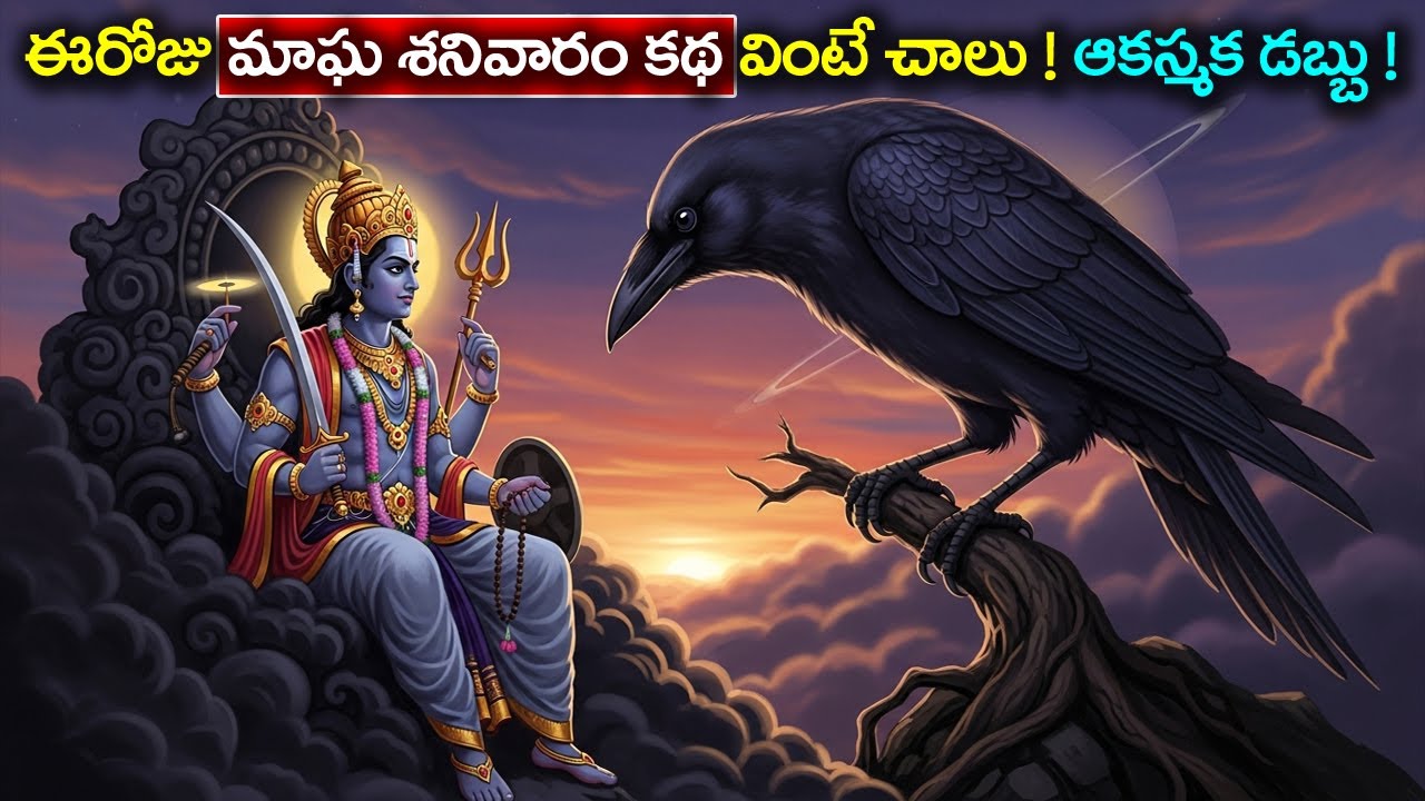 ఈరోజు మాఘ శనివారం కథ వింటే చాలు ఆకస్మిక డబ్బు ! || Magha Shanivaram katha #katha