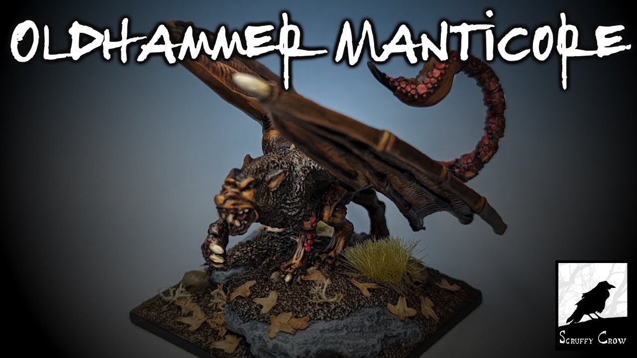 Oldhammer Manticore Conversion - Trish Carden Inspired