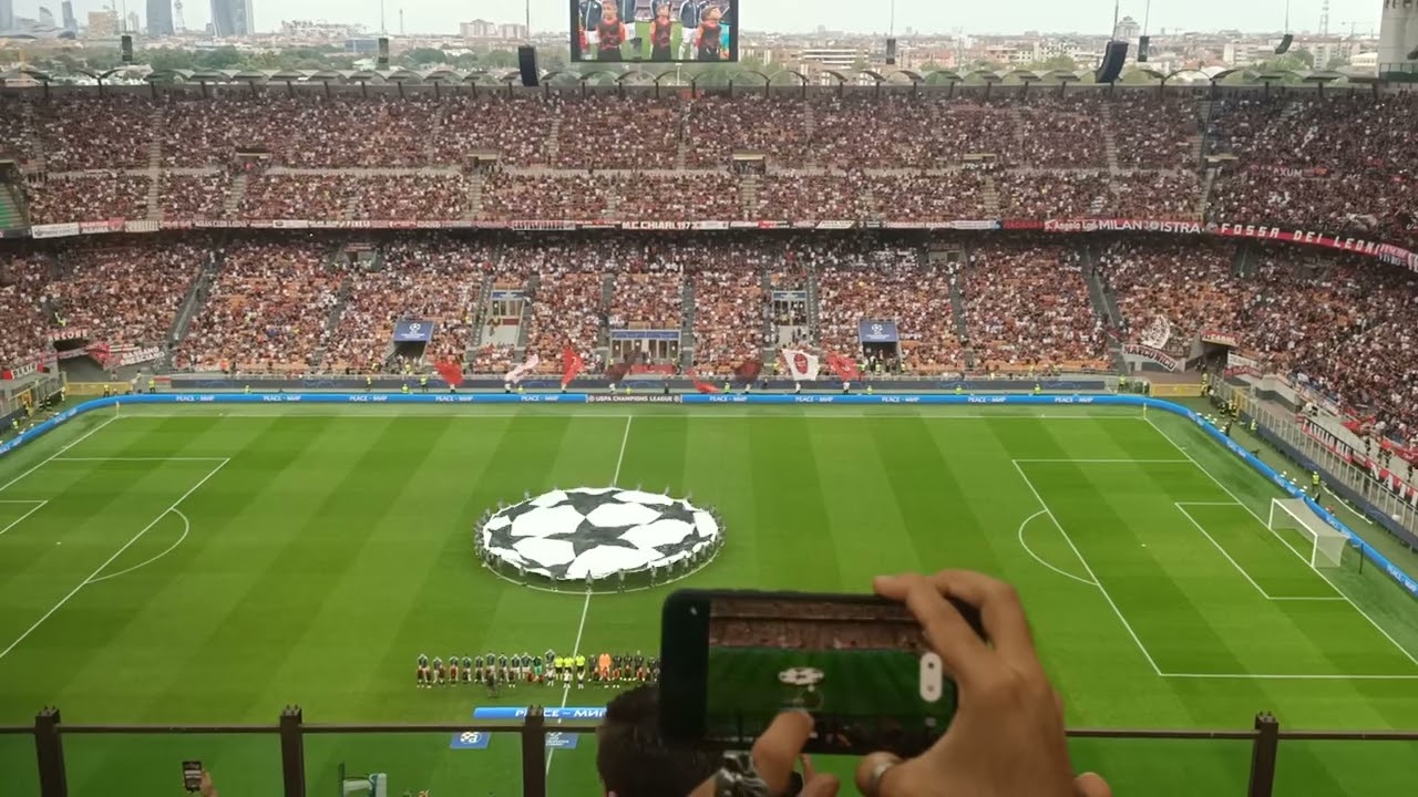 INNO CHAMPIONS LEAGUE MILAN DINAMO ZAGABRIA SAN SIRO