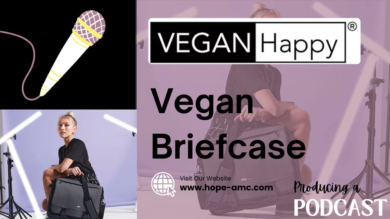 Vegan Briefcase | Ethical Fashion | Stylish Accessories | Get Vegan Portfolio Briefcase Online