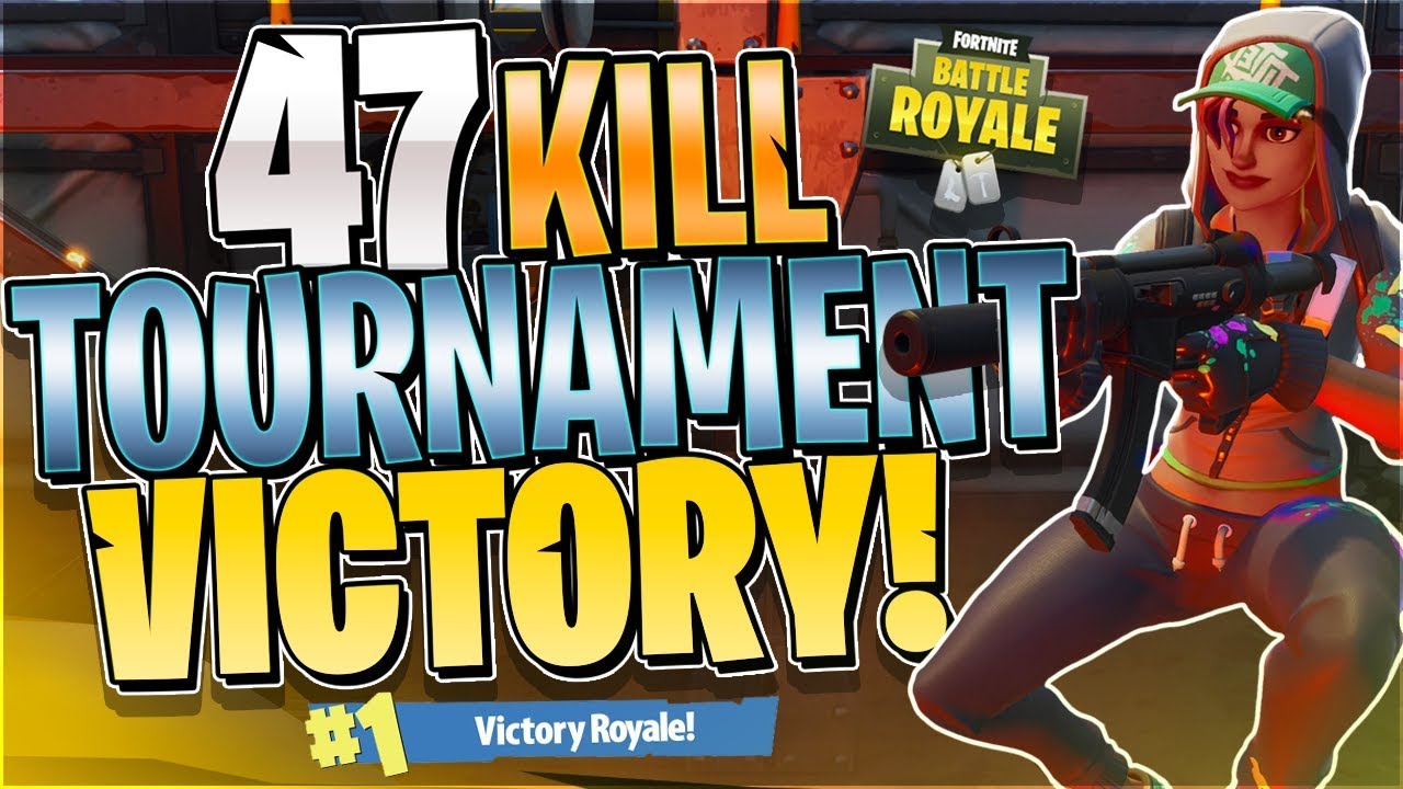 47 KILL TOURNAMENT VICTORY!! Tournament Highlight #37 (Fortnite Battle Royale)