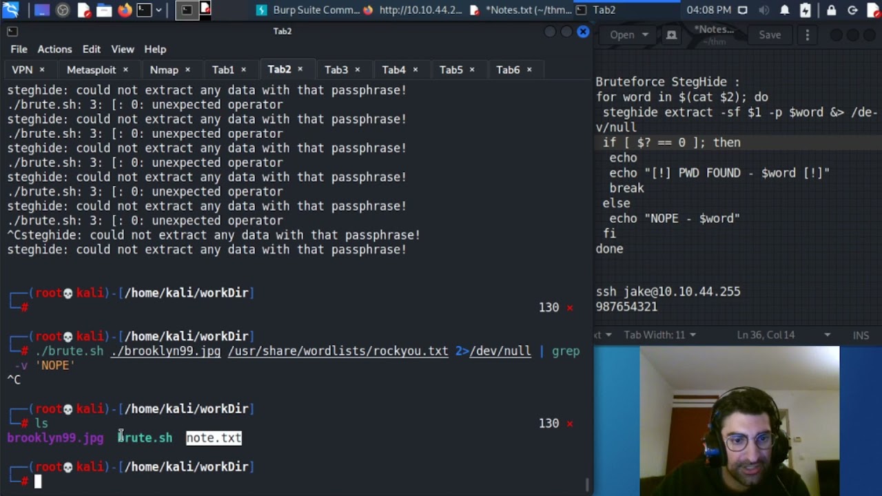 [FR] TryHackMe - Brooklyn99 CTF - EASY (Bruteforce + Stéganographie)