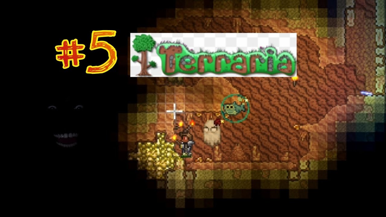 Снова кровавая луна и пустыня (ппц как много смертей) | Terraria #5