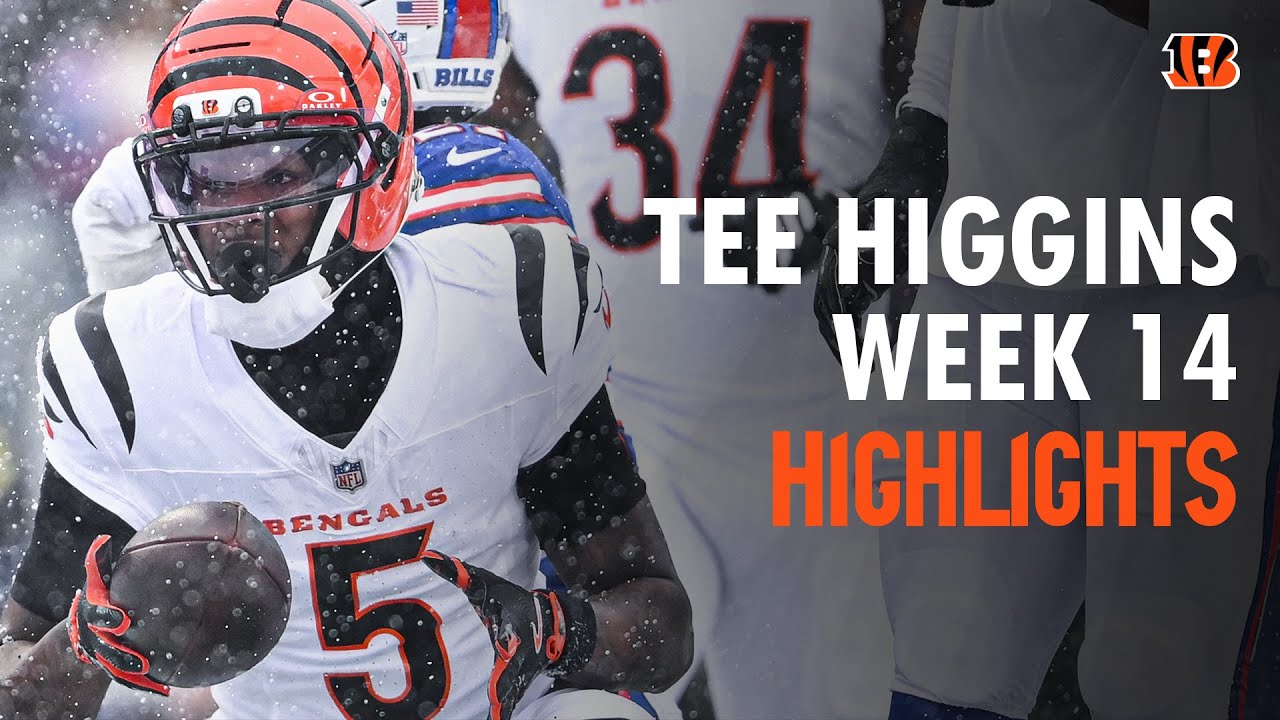 Tee Higgins best catches from 2-TD game vs. Bills | Week 14