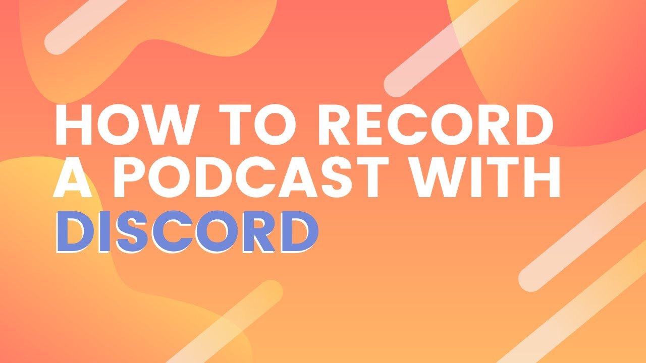 HOW TO RECORD A PODCAST WITH DISCORD. It's Free, Multi-Track Recording, Great for Remote Podcasting.