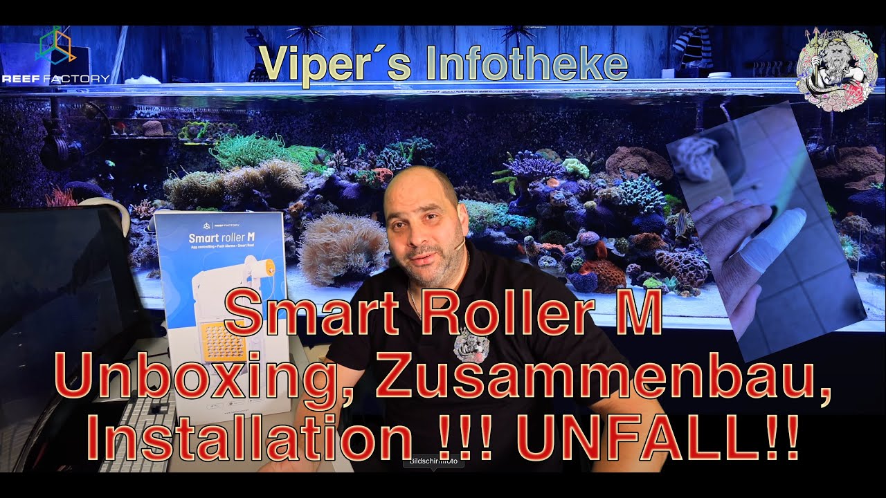 Reef Factory Smart Roller M Unboxing Zusammenbau Installation