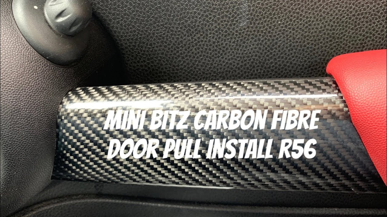 MINI Bitz Carbon Fibre Door Pull - Installation Video Gen 2 R56
