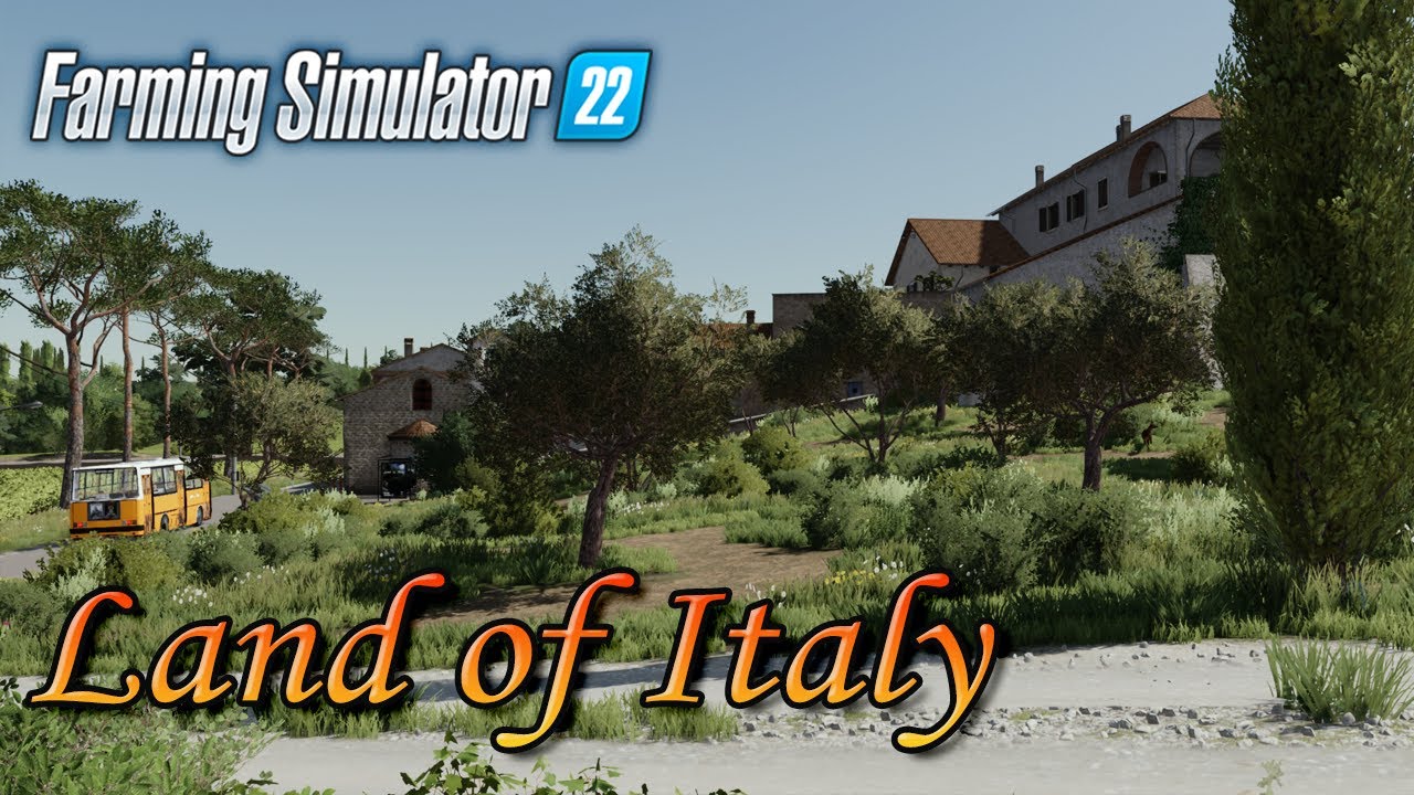 👨‍🌾Farming Simulator 22👨‍🌾 НОВАЯ КАРТА. ЕДЕМ В ИТАЛИЮ!