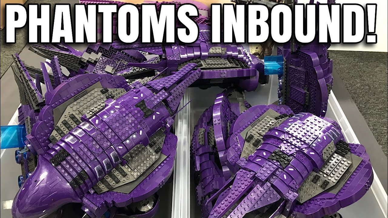 Phantoms Inbound!! Lots of them - Mega Bloks Covenant Phantom collection