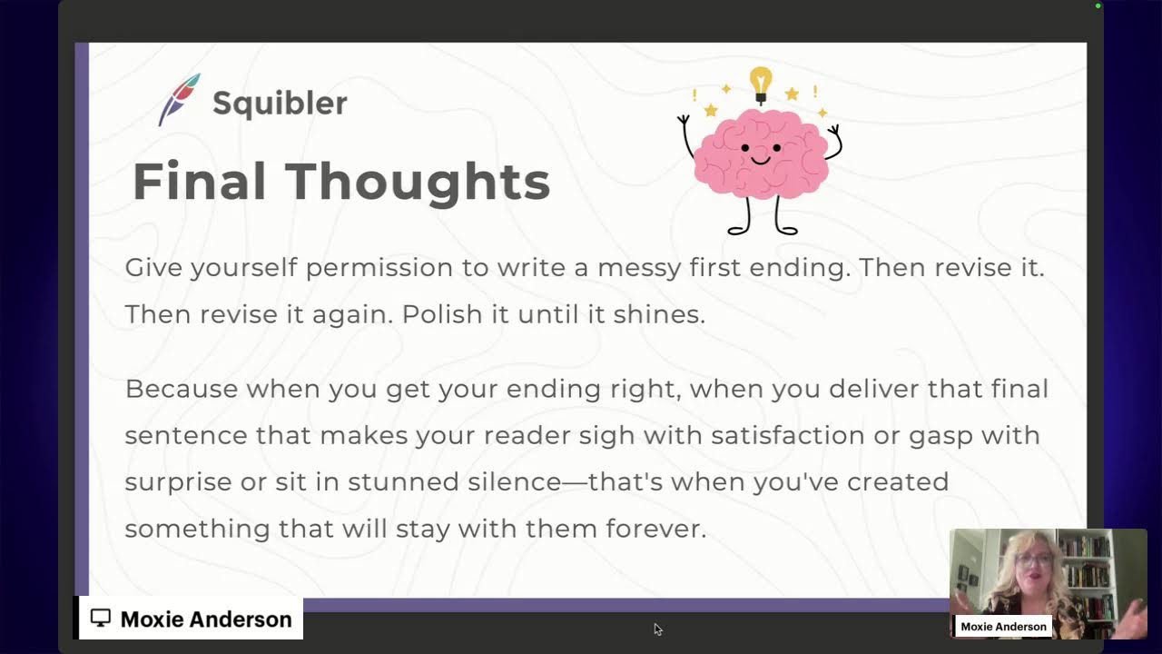 This is the End: How to Write Strong Endings for Your Book or Script