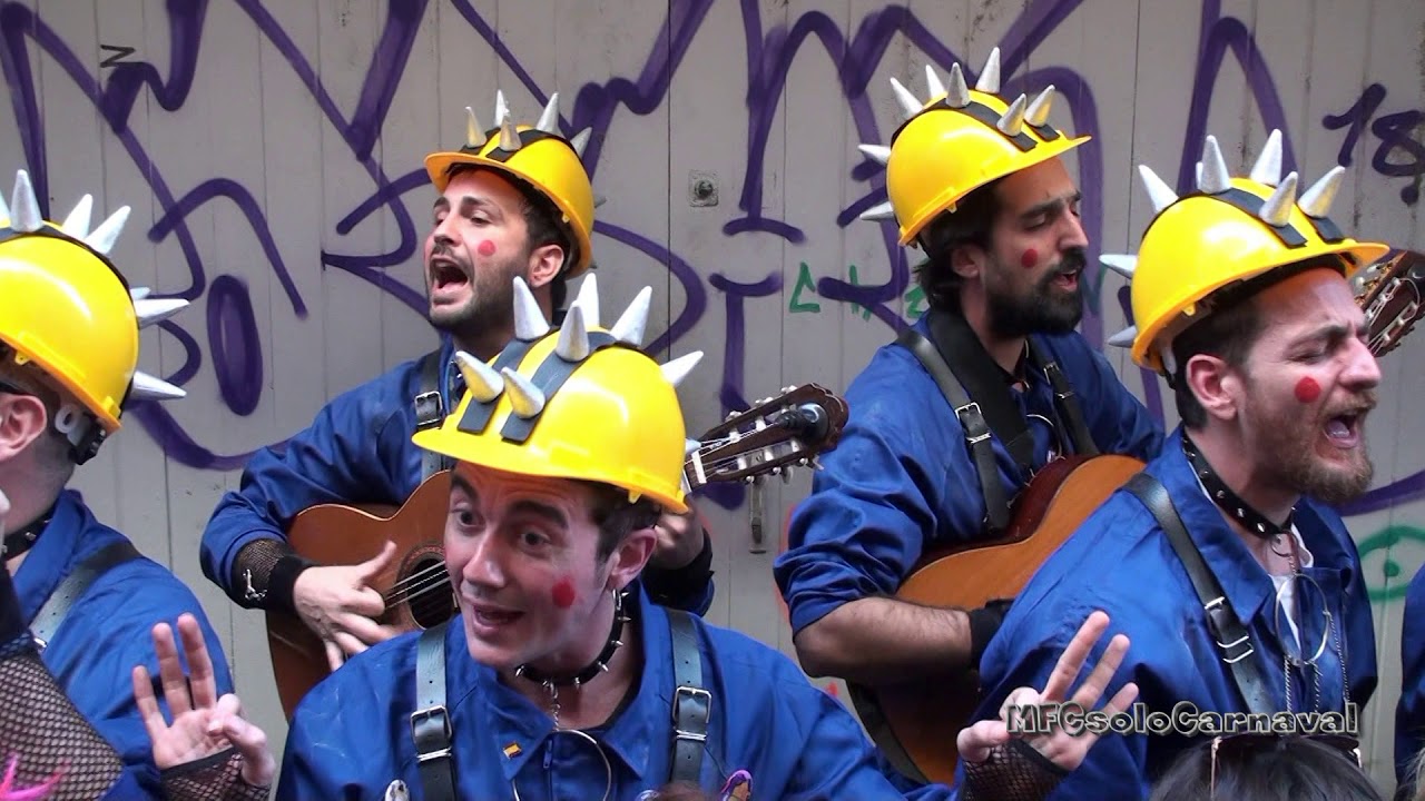 Los Masoquistas, chirigota callejera de Cádiz. Actuación completa. Carnaval de Cádiz 2020.