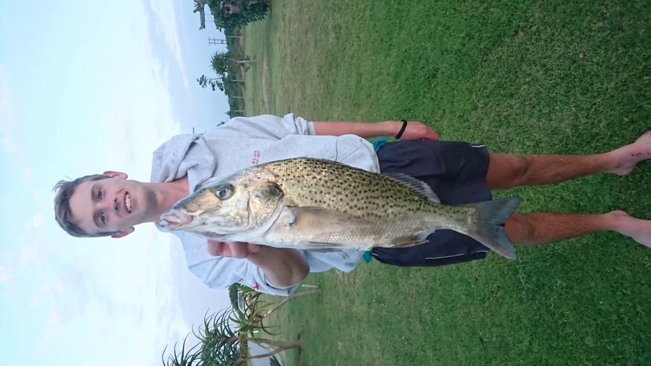Big Spotted Grunter fishing in Eastern Cape South Africa on Ski