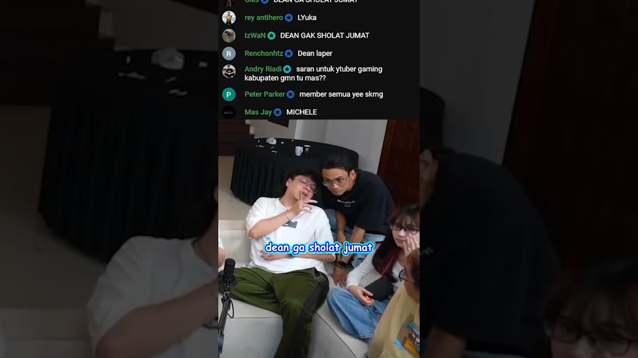 momen mas dean baca live chat random 🤣