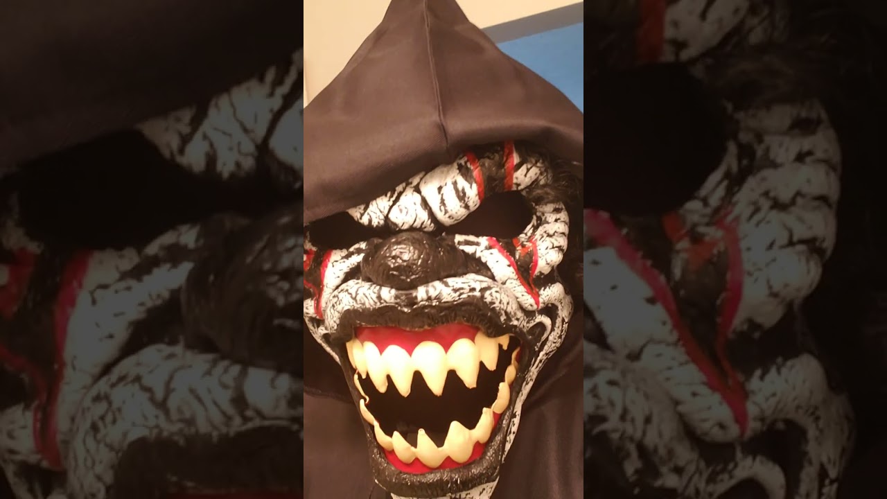 Last Laugh Clown Mask Ani-Motion Mask by California Costumes