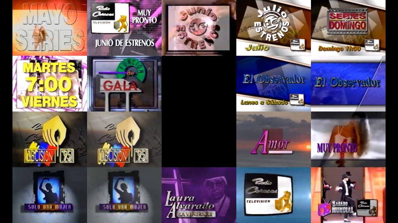 Promos de RCTV en 1995