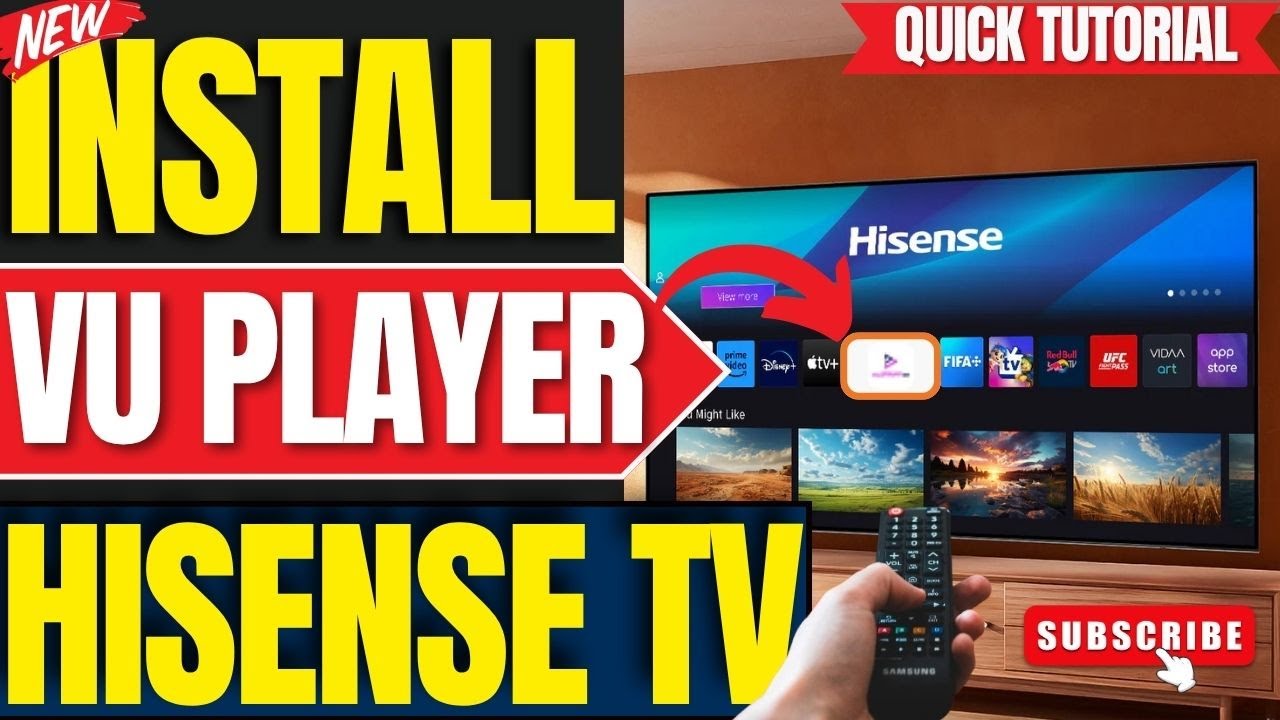 Как установить приложение Vu Player Pro на любой смарт-телевизор Hisense (руководство на 2026 год)