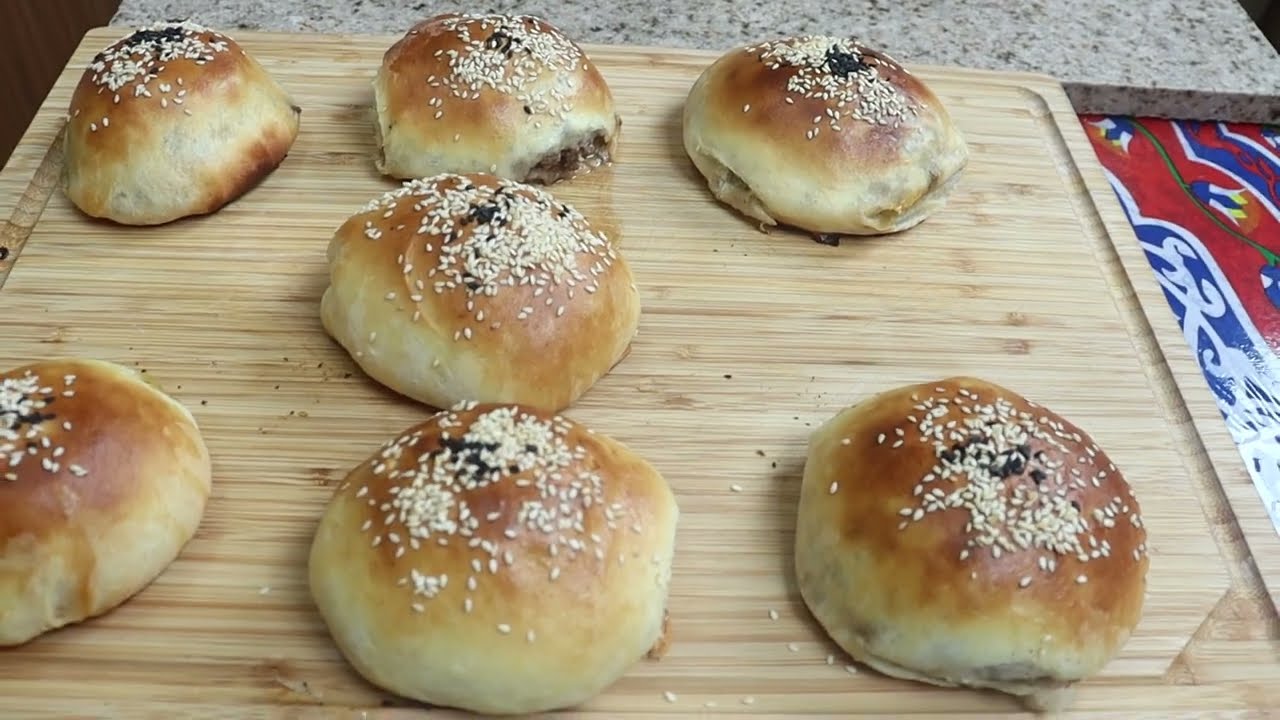 فطاير البرغر وصفة ولا اروع (برغر مغلق) #برغر #فطاير #لحم