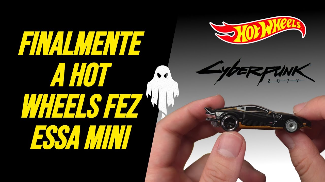 FINALMENTE A HOT WHEELS FEZ ESSA MINI - Hot Wheels Premium Cyberpunk Quadra Turbo-R V-TECH