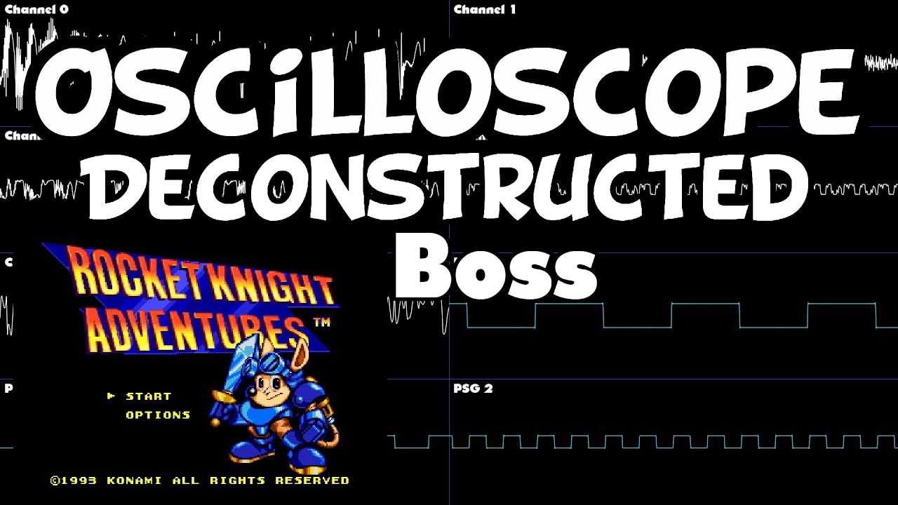 Rocket Knight Adventures - Boss - Oscilloscope Deconstruction