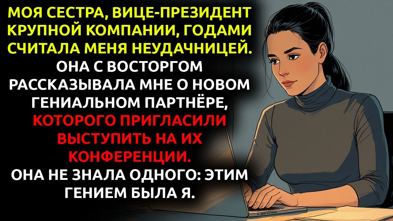 «Твоё хобби — это СТЫДНО», сказала сестра... и потеряла дар речи, когда я ВЫШЛА на сцену как CEO.