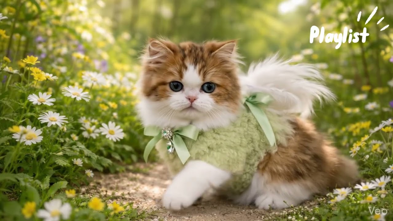 [Playlist] Spring Forest Breeze 🍃 Chill Pop for Study & Focus | Cat Vibes