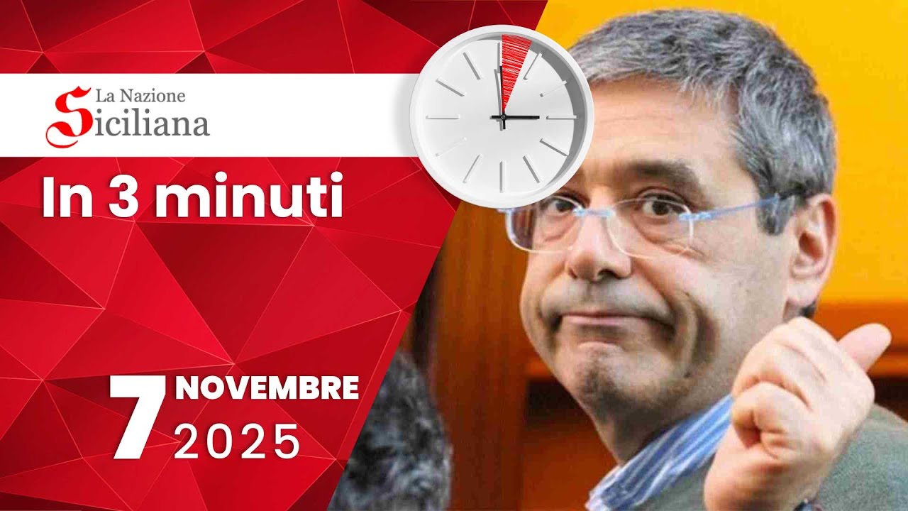 “IN TRE MINUTI” NOTIZIARIO DEL 7 NOVEMBRE 2025