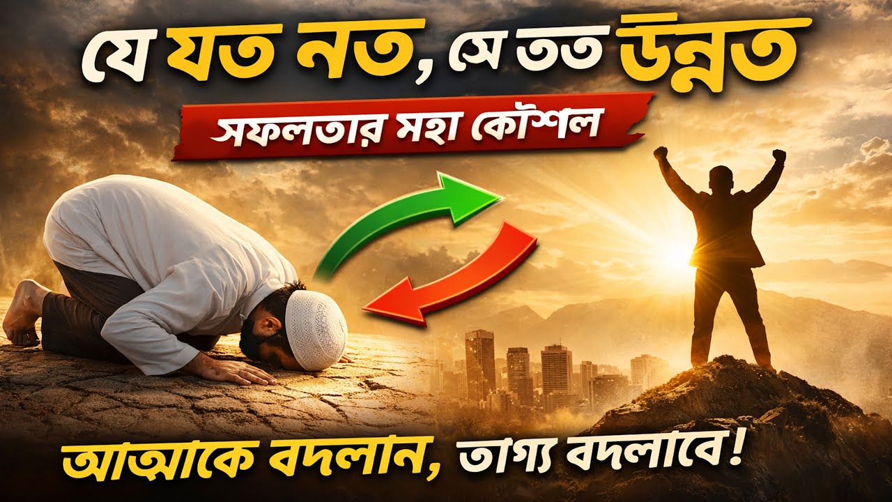 যে যত নত, সে তত উন্নত সফলতার এক কার্যকরী মহা কৌশল।