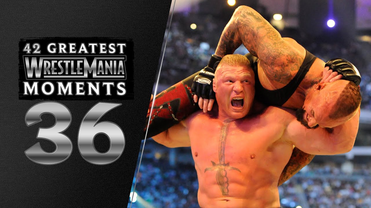 Brock Lesnar snaps The Undertaker’s Streak | WrestleMania 30: 42 Greatest WrestleMania Moments