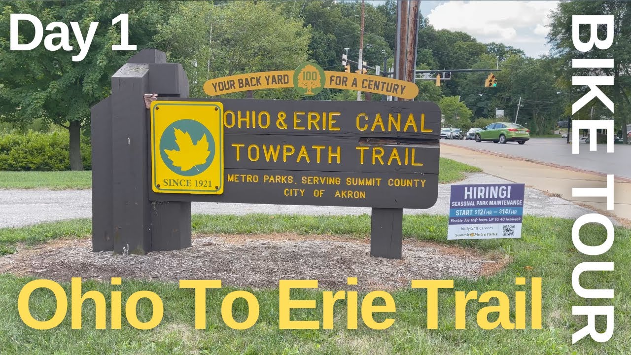 Ohio To Erie Trail (OTET) | Day 1 | Cleveland Ohio | Christmas Story House
