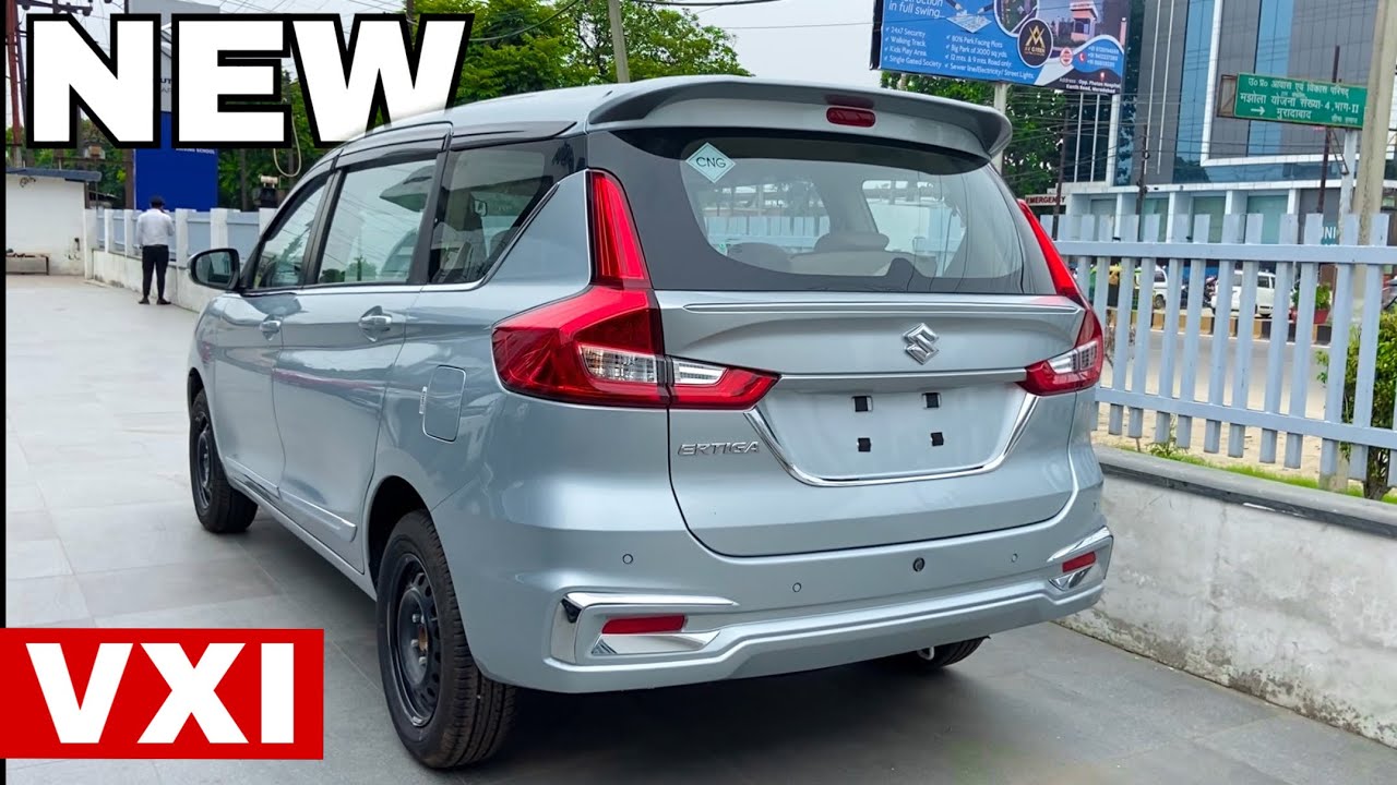 NEW ERTIGA VXI 2023 Splendid Silver Colour 🔥 NEW MARUTI SUZUKI ERTIGA VXI 2023 ❤️ ERTIGA VXI 2023
