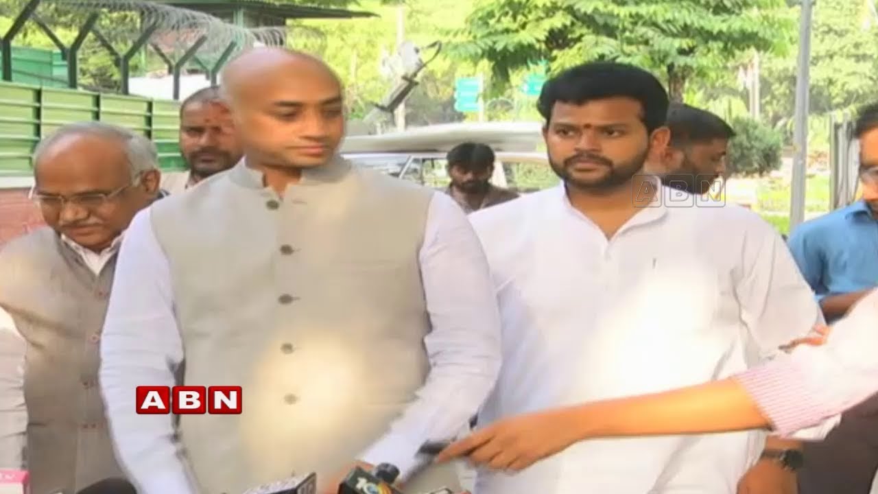 TDP MPs Press Meet From Delhi Over Leaders BJP Joining | ABN Telugu