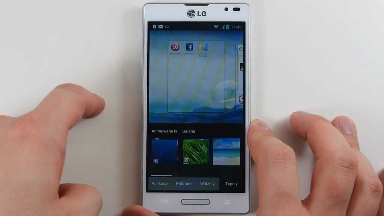 LG P760 Optimus (Swift) L9 - appearance, menu - part 1