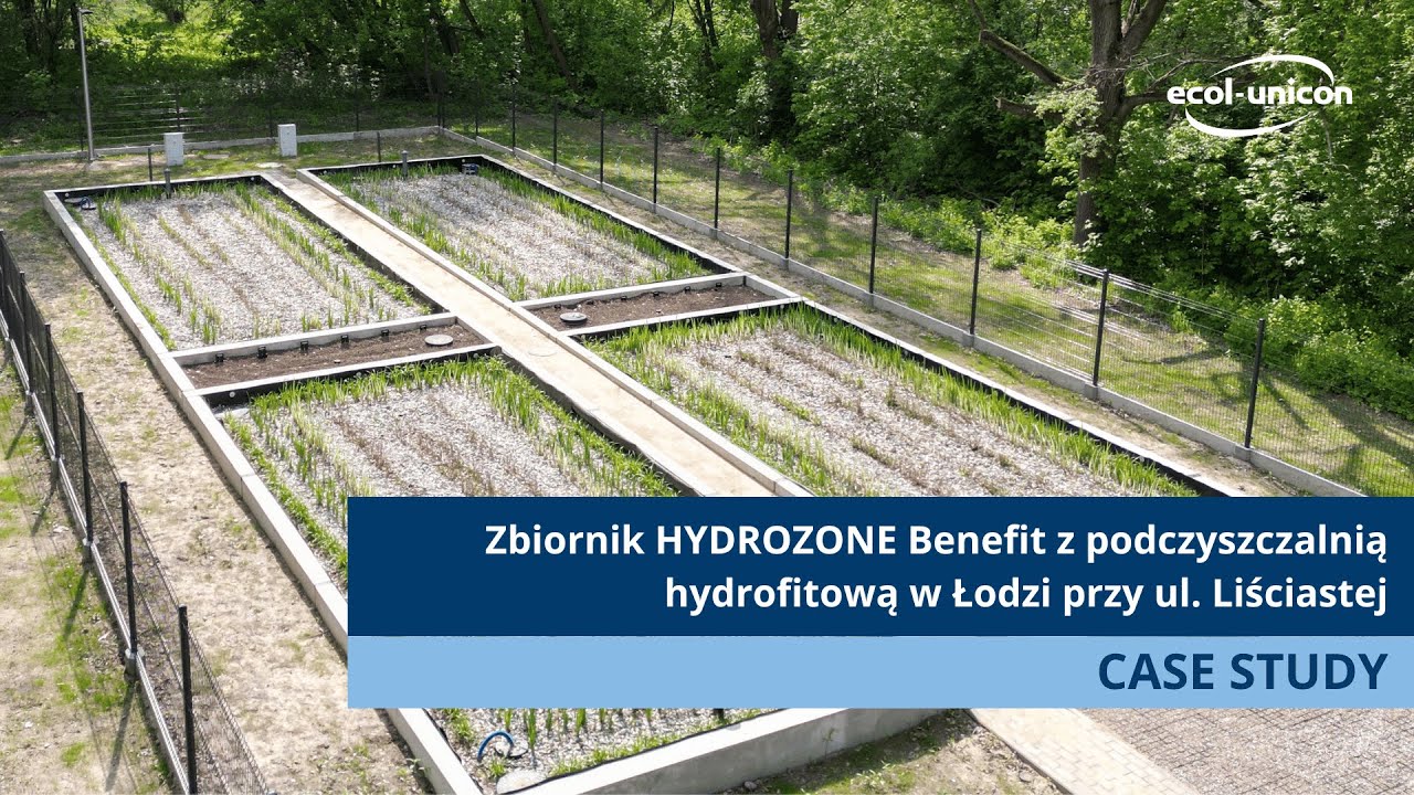 CASE STUDY: Podczyszczalnia i retencja wód deszczowych przy ul. Liściastej w Łodzi