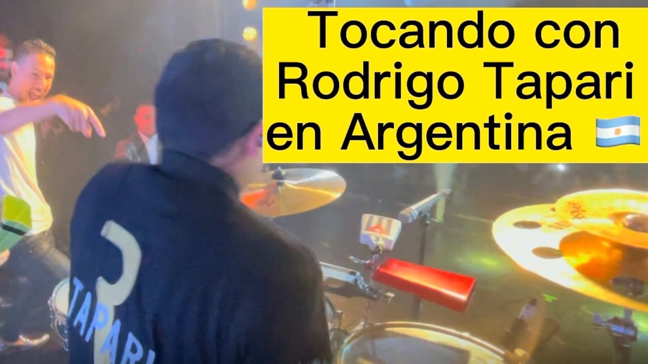 TOCANDO CON RODRIGO TAPARI EN ARGENTINA 🇦🇷
