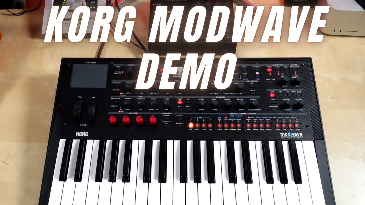 Korg Modwave Demo (No Talking)