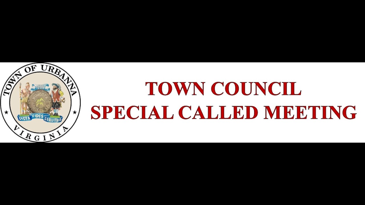 Urbanna Town Council-Special Called Meeting-March 4, 2026