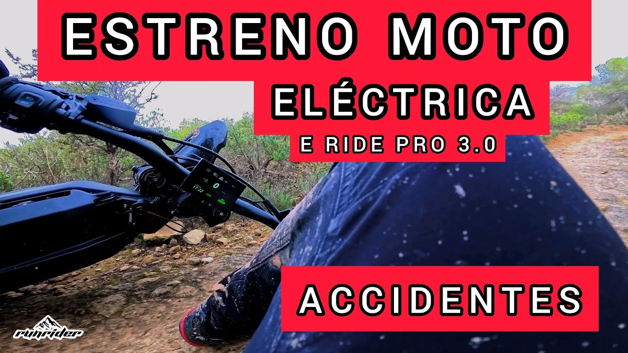 ACCIDENTES ESTRENANDO MOTO ELÉCTRICA E RIDE PRO 3.0