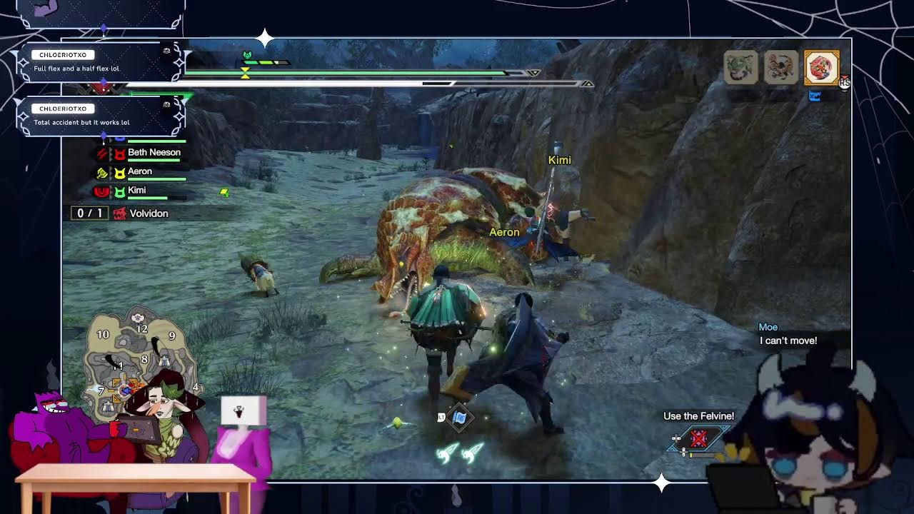 [Vtuber]  Monster hunter Rise!! with @inblublazes @kimi_heinsidht_vt and @lolotovmocktale