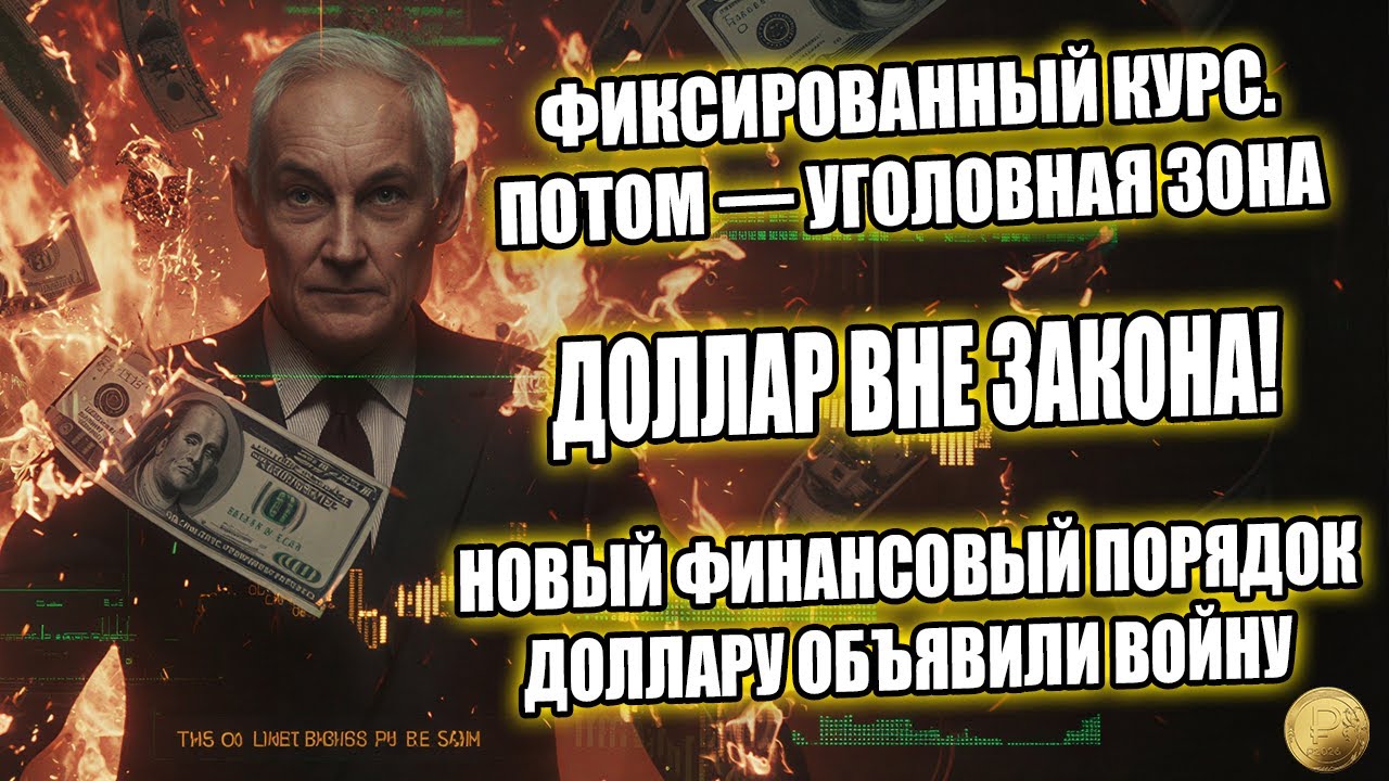 Белоусов против США! Конец доллара в России. 30 дней на обмен — потом поздно.