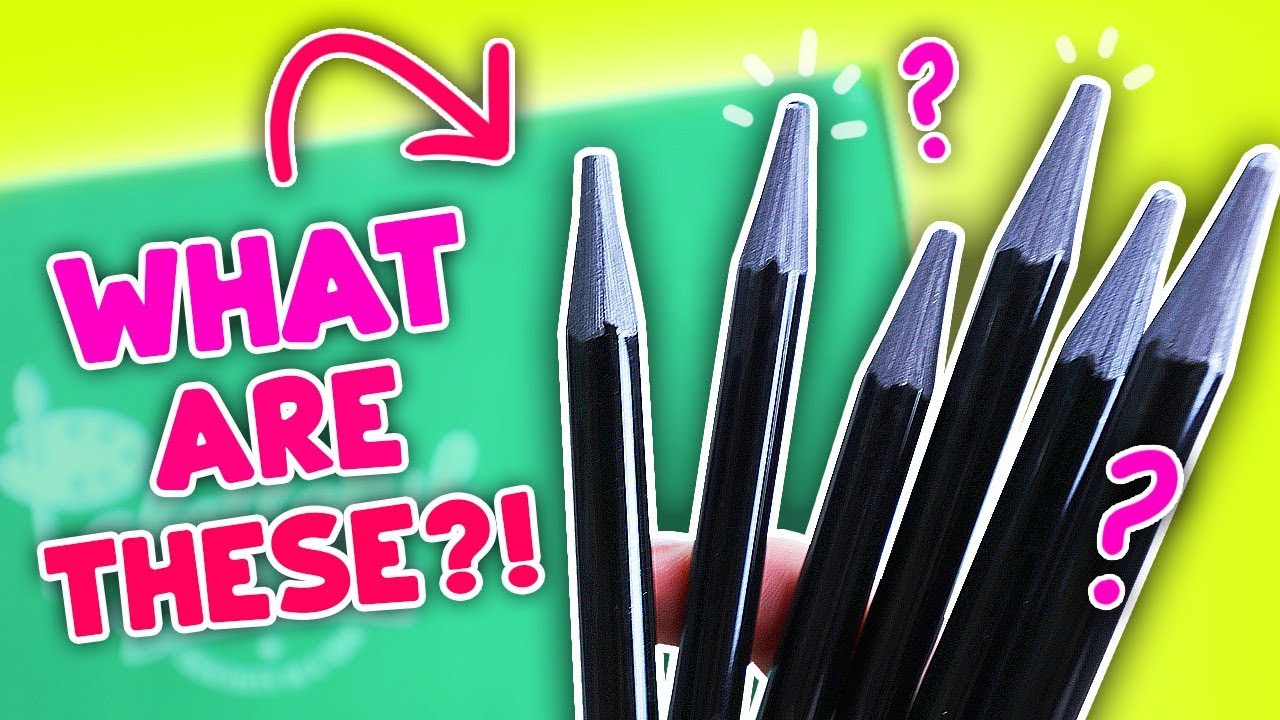 WHAT ARE THESE WEIRD PENCILS?! // Testing Paletteful Packs Art Supplies