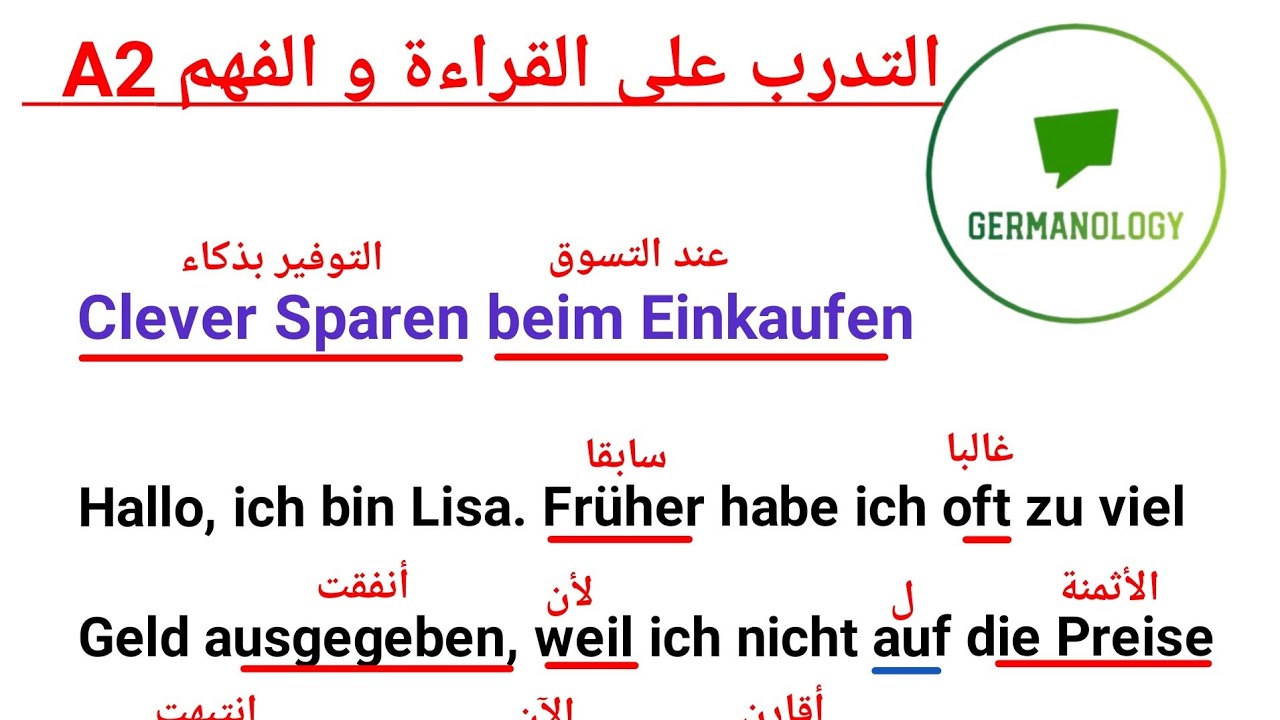 Clever Sparen beim Einkaufen - Deutschlernen A2+