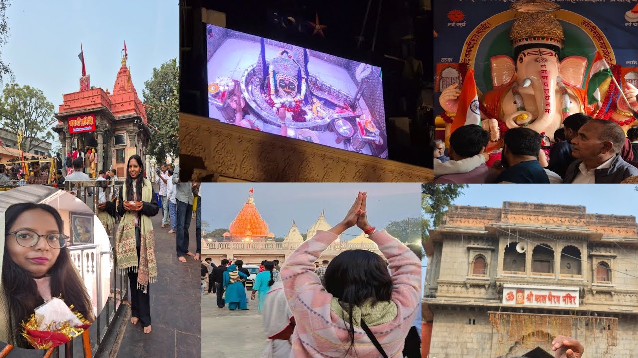 Mata Harsidhi or bade Ganesh Ji ke kiye darshan #shaktipith #familytrip 