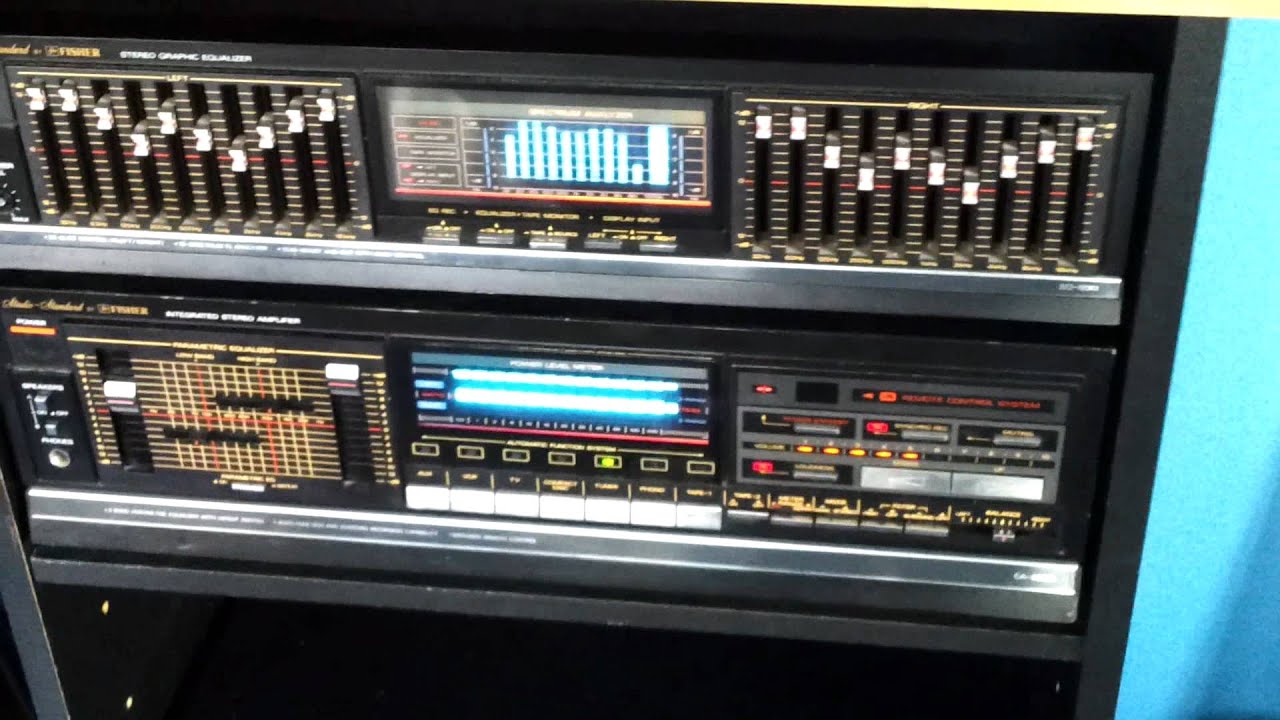 Fisher Stereo System! LOUD! BIG Ass Speakers