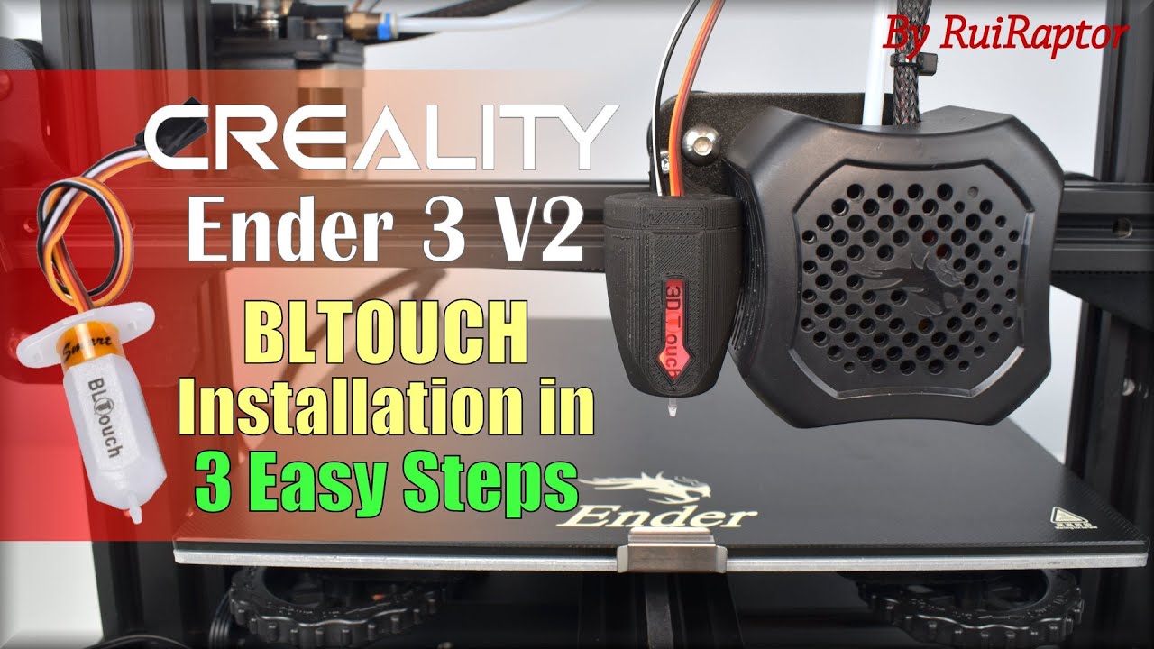 Creality Ender 3 V2 BLTOUCH - HOW TO Install in 3 Easy Steps