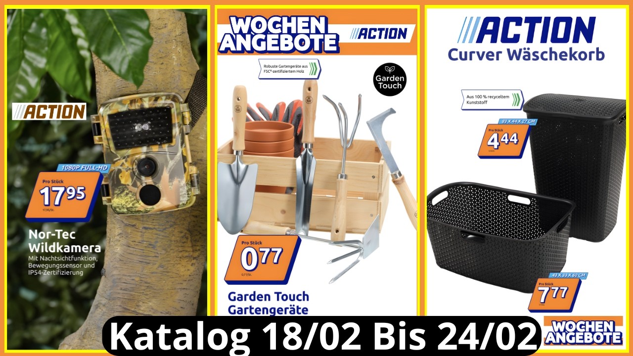 Neuer ACTION Prospekt Angebote & Aktionen vom 18/02/26 bis 24/02/26 🛒 #action  #promotion