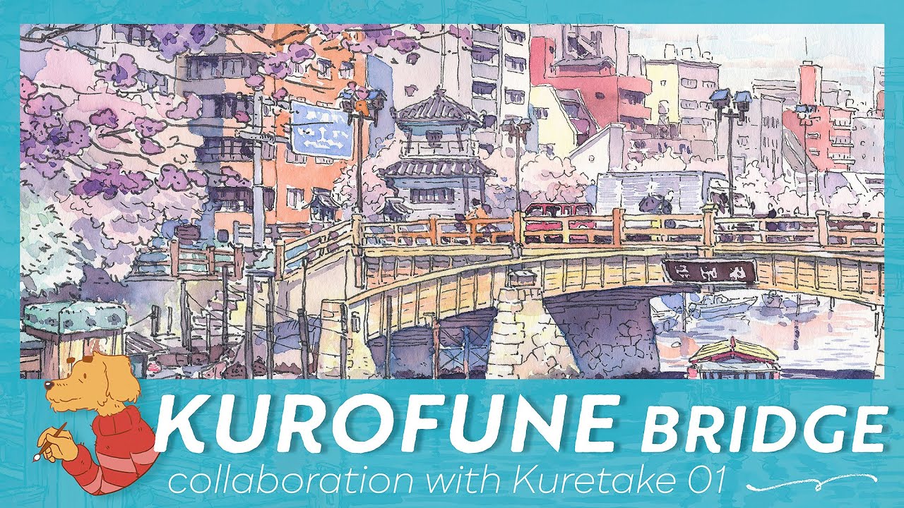 Kurofune bridge - Kuretake collab 01
